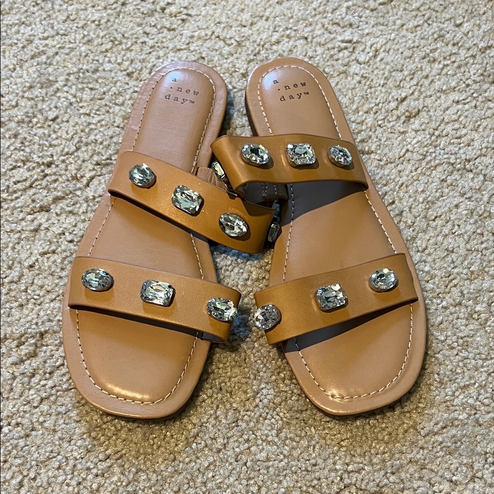 A new day sandals. Never worn